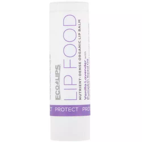 Eco Lips, Lip Food, Protect, Nutrient-Dense Organic Lip Balm, Vanilla Lavender, .15 oz (4.25 g) Review