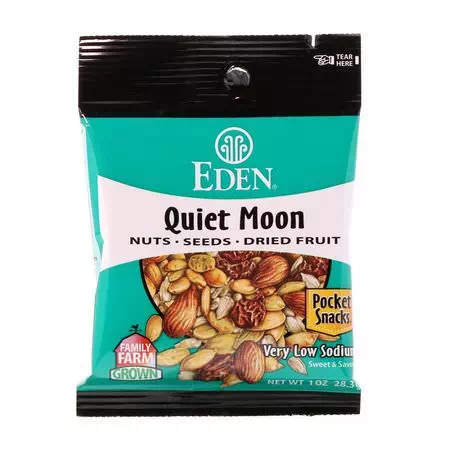 Eden Foods, Mixed Nuts, Trail Mix, Snack Mixes