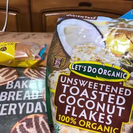 Let's Do Organic, Organic Unsweetened Toasted Coconut Flakes