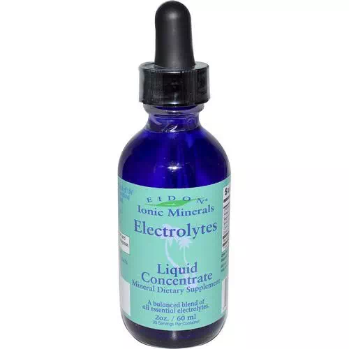 Eidon Mineral Supplements, Ionic Minerals, Electrolytes, Liquid Concentrate, 2 oz (60 ml) Review