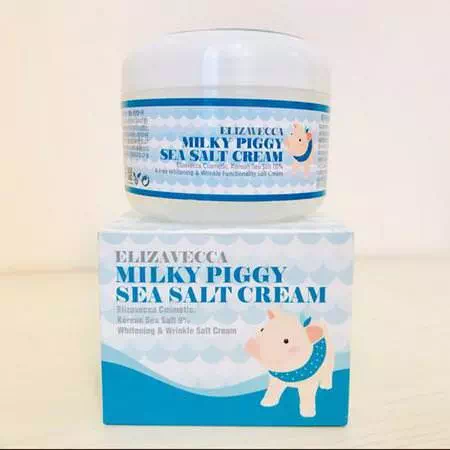 Elizavecca, Milky Piggy Sea Salt Cream, 100 g Review