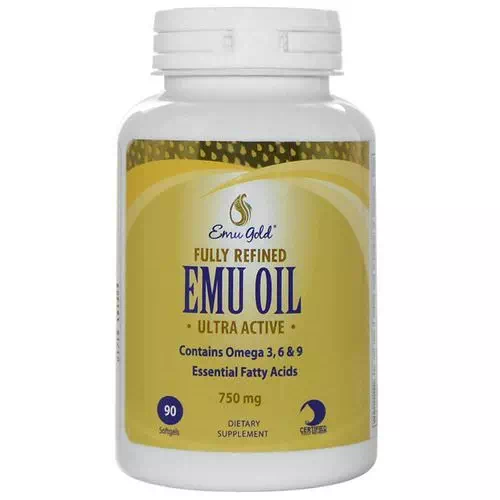 Emu Gold, Fully Refined EMU Oil, Ultra Active, 750 mg, 90 Softgels Review