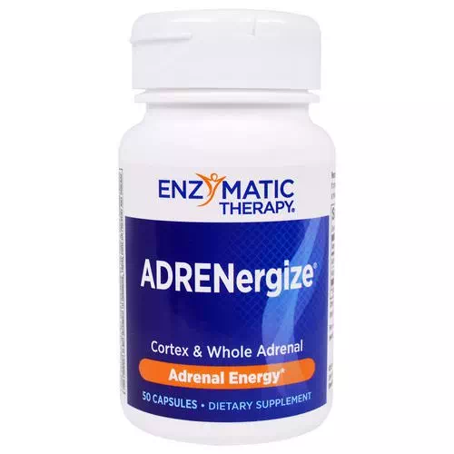 Enzymatic Therapy, ADRENergize, Adrenal Energy, 50 Capsules Review