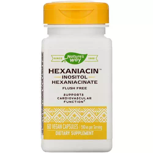 Nature's Way, HexaNiacin, 590 mg, 60 Vegan Capsules Review