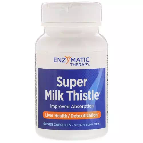 Enzymatic Therapy, Super Milk Thistle, 60 Veg Capsules Review