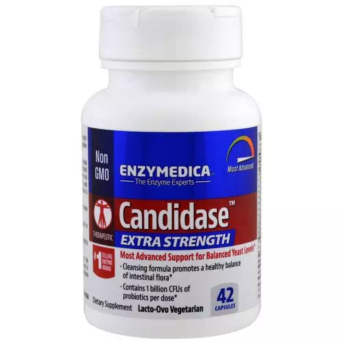 Enzymedica, Candidase, Extra Strength, 42 Capsules Review