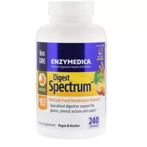 Enzymedica, Digest Spectrum, 240 Capsules Review