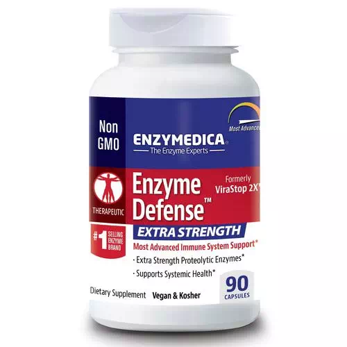 Enzymedica, Enzyme Defense (Formerly ViraStop), Extra Strength, 90 Capsules Review