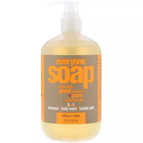 EO Products, Everyone Soap, 3 in 1, Citrus + Mint, 16 fl oz (473 ml) Review