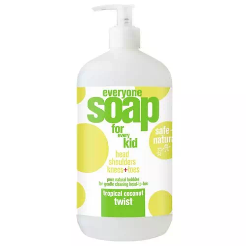 EO Products, Everyone Soap for Every Kid, Tropical Coconut Twist, 32 fl oz (946 ml) Review