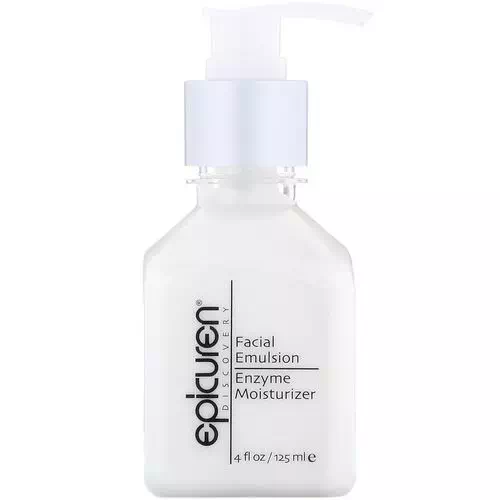 Epicuren Discovery, Facial Emulsion Enzyme Moisturizer, 4 fl oz (125 ml) Review