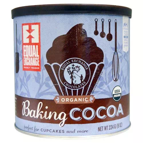 Equal Exchange, Organic Baking Cocoa, 8 oz (224 g) Review