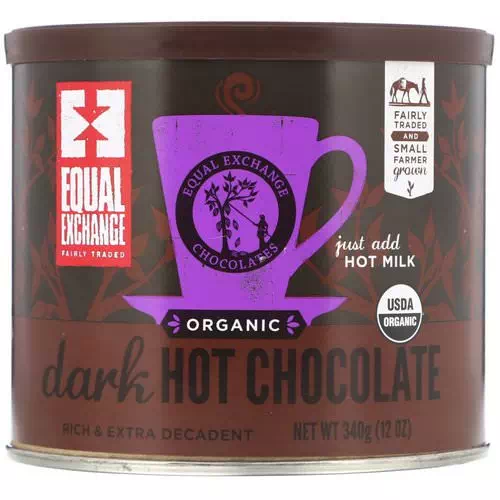 Equal Exchange, Organic Dark Hot Chocolate, 12 oz (340 g) Review