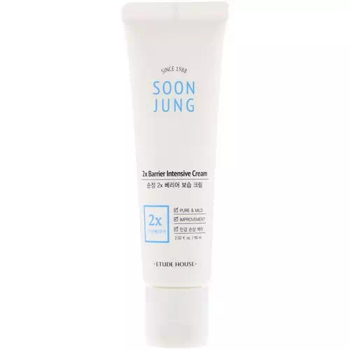 Etude House, Soon Jung, 2x Barrier Intensive Cream, 2.02 fl oz (60 ml) Review