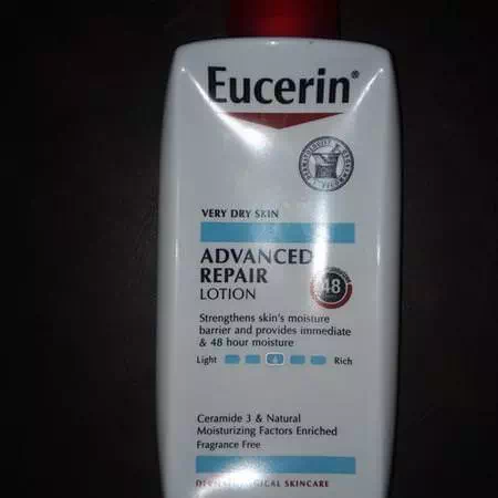 Eucerin, Advanced Repair Lotion, Fragrance Free, 16.9 fl oz (500 ml) Review
