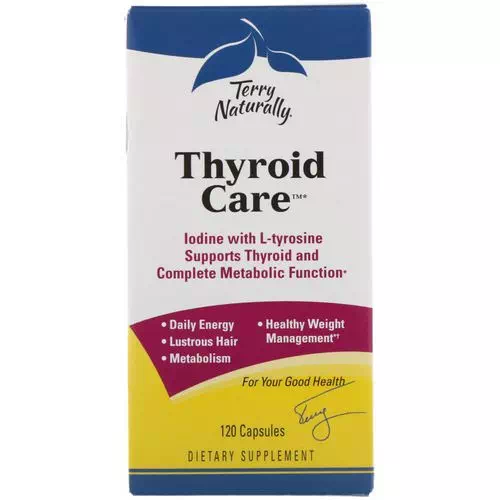 EuroPharma, Terry Naturally, Thyroid Care, 120 Capsules Review
