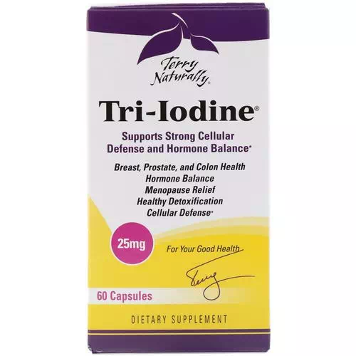 EuroPharma, Terry Naturally, Tri-Iodine, 25 mg, 60 Capsules Review