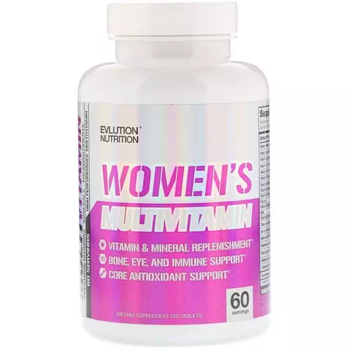 EVLution Nutrition, Women's Multivitamin, 120 Tablets Review