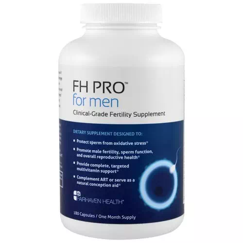 Fairhaven Health, FH Pro for Men, Clinical Grade Fertility Supplement, 180 Capsules Review