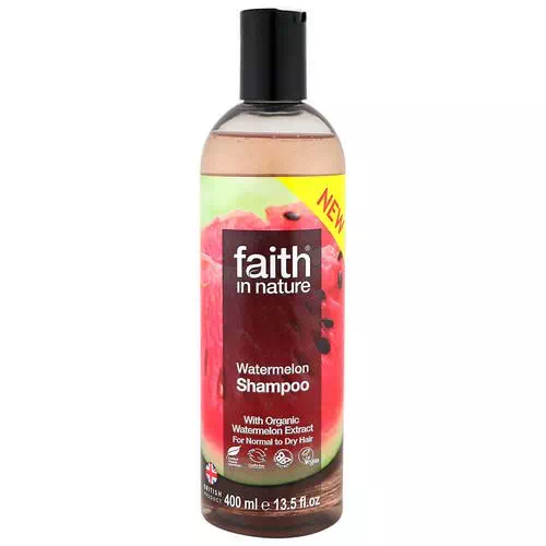 Faith in Nature, Shampoo, For Normal to Dry Hair, Watermelon, 13.5 fl oz (400 ml) Review
