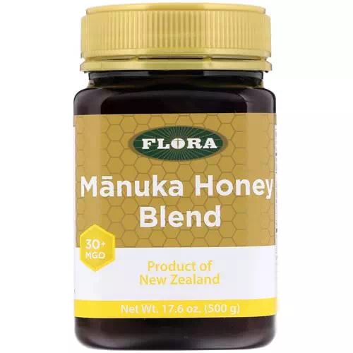 Flora, Manuka Honey Blend, MGO 30+, 17.6 oz (500 g) Review