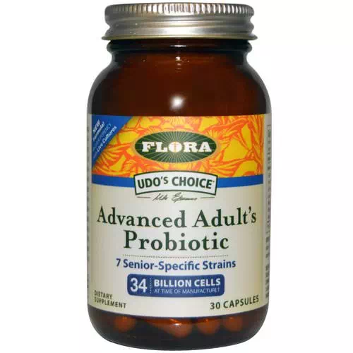 Flora, Udo's Choice, Advanced Adult's Probiotic, 30 Capsules Review