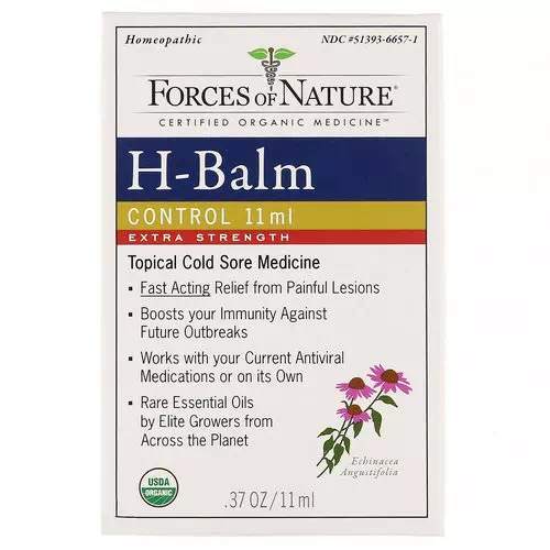 Forces of Nature, H-Balm Control, Extra Strength, 0.37 oz (11 ml) Review