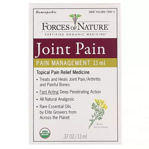 Forces of Nature, Joint Pain, Pain Management, 0.37 oz (11 ml) Review