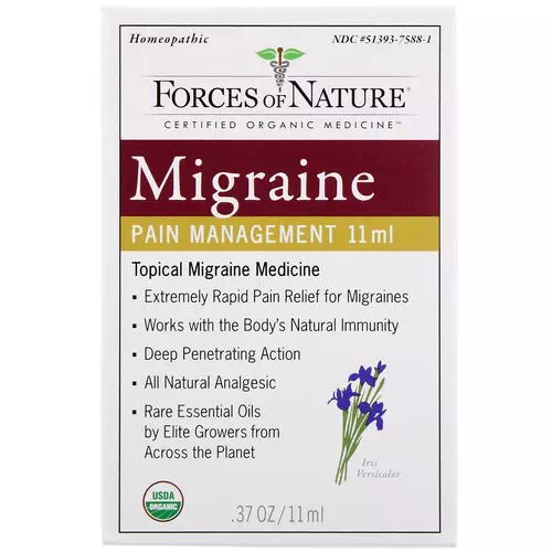Forces of Nature, Migraine Pain Management, 0.37 oz (11 ml) Review