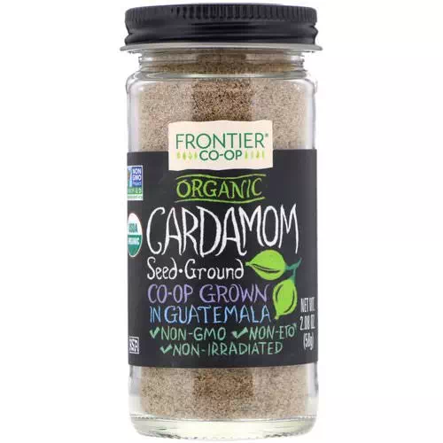 Frontier Natural Products, Organic Cardamom Seed, Ground, 2.08 oz (58 g) Review