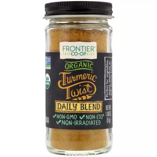 Frontier Natural Products, Organic Turmeric Twist, Daily Blend, 1.80 oz (51 g) Review