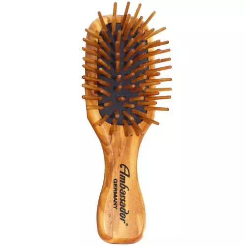 Fuchs Brushes, Ambassador Hairbrushes, Olivewood Mini/Wood Pins, 1 Hair Brush Review