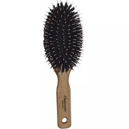Fuchs Brushes, Ambassador Hairbrushes, Oval, Oak Handle, 1 Brush Review