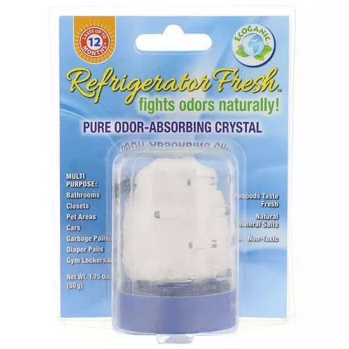 FunFresh Foods, Refrigerator Fresh, Pure Odor-Absorbing Crystal, 1.75 oz (50 g) Review