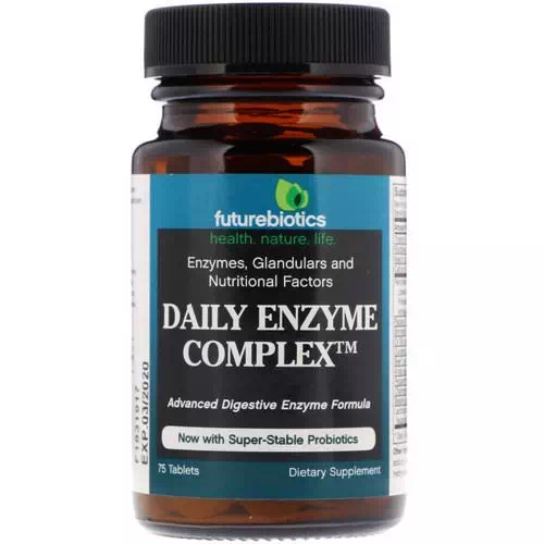 FutureBiotics, Daily Enzyme Complex, 75 Tablets Review