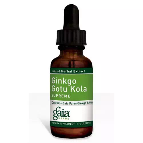 Gaia Herbs, Ginkgo Gotu Kola Supreme, 1 fl oz (30 ml) Review