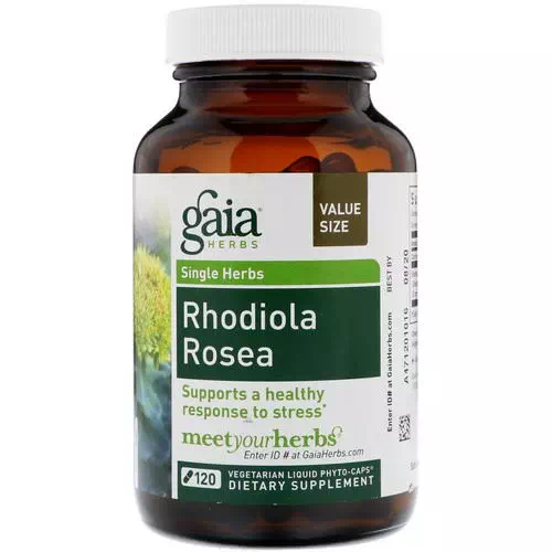 Gaia Herbs, Rhodiola Rosea, 120 Veggie Liquid Phyto-Caps Review