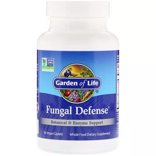 Garden of Life, Fungal Defense, 84 Vegan Caplets Review