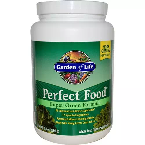 Garden of Life, Perfect Food, Super Green Formula, 1.3 lbs (600 g) Review