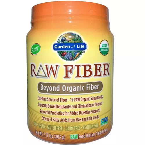 Garden of Life, RAW Fiber, Beyond Organic Fiber, 1.77 lbs (803 g) Review