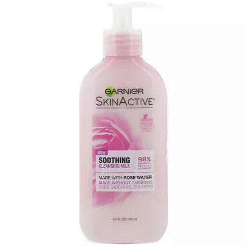 Garnier, SkinActive, Soothing Cleansing Milk with Rose Water, 6.7 fl oz (200 ml) Review