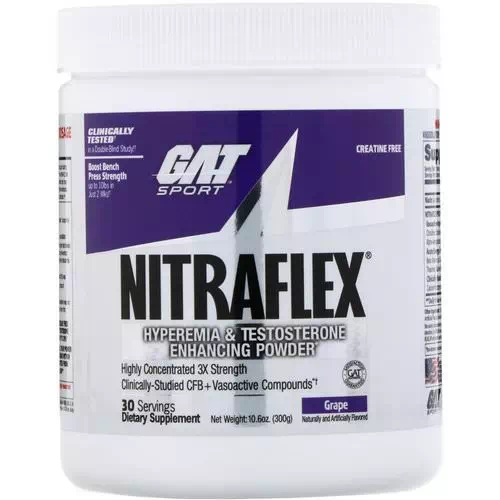 GAT, Nitraflex, Grape, 10.6 oz (300 g) Review