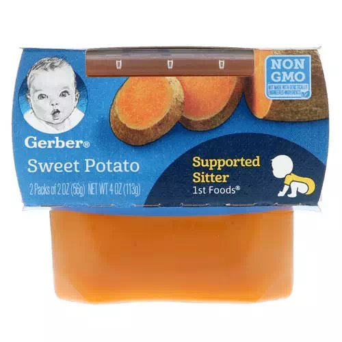 Gerber, 1st Foods, Sweet Potato, 2 Pack, 2 oz (56 g) Each Review