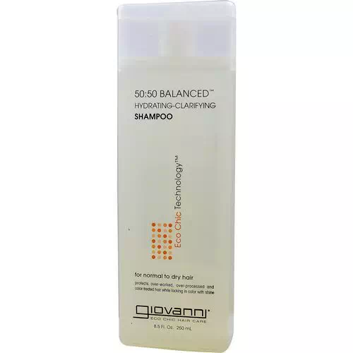 Giovanni, 50:50 Balanced Hydrating-Clarifying Shampoo, 8.5 fl oz (250 ml) Review