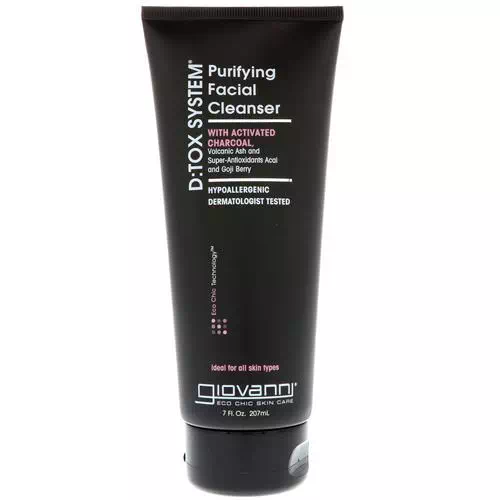 Giovanni, D:Tox System, Purifying Facial Cleanser, 7 fl oz (207 ml) Review