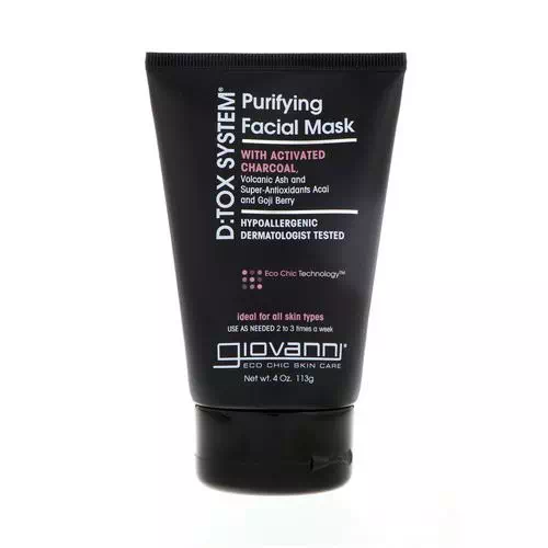 Giovanni, D:tox System, Purifying Facial Mask, 4 oz (113 g) Review