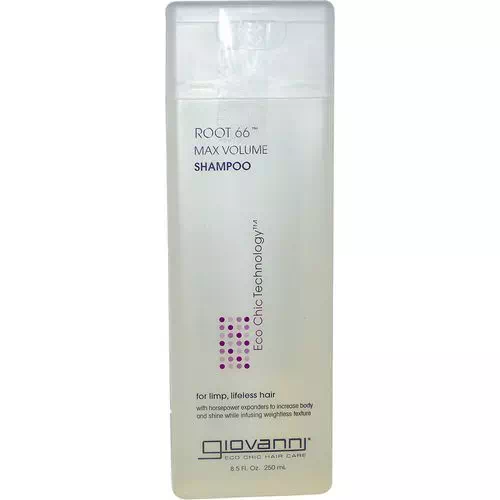 Giovanni, Root 66, Max Volume Shampoo, 8.5 fl oz (250 ml) Review