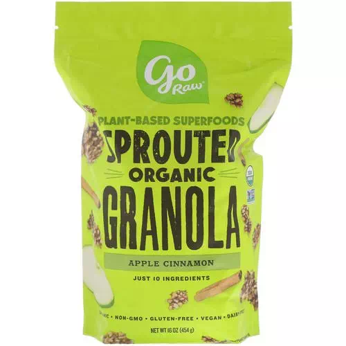 Go Raw, Organic Sprouted Granola, Apple Cinnamon, 16 oz (454 g) Review