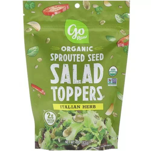 Go Raw, Organic, Sprouted Seed Salad Toppers, Italian Herb, 4 oz (113 g) Review
