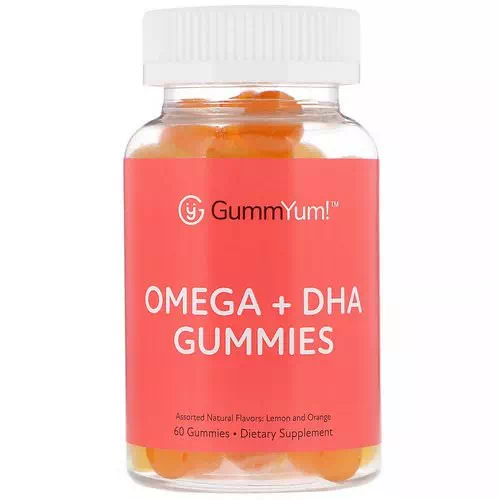 GummYum! Omega + DHA Gummies, Assorted Natural Flavors, 60 Gummies Review